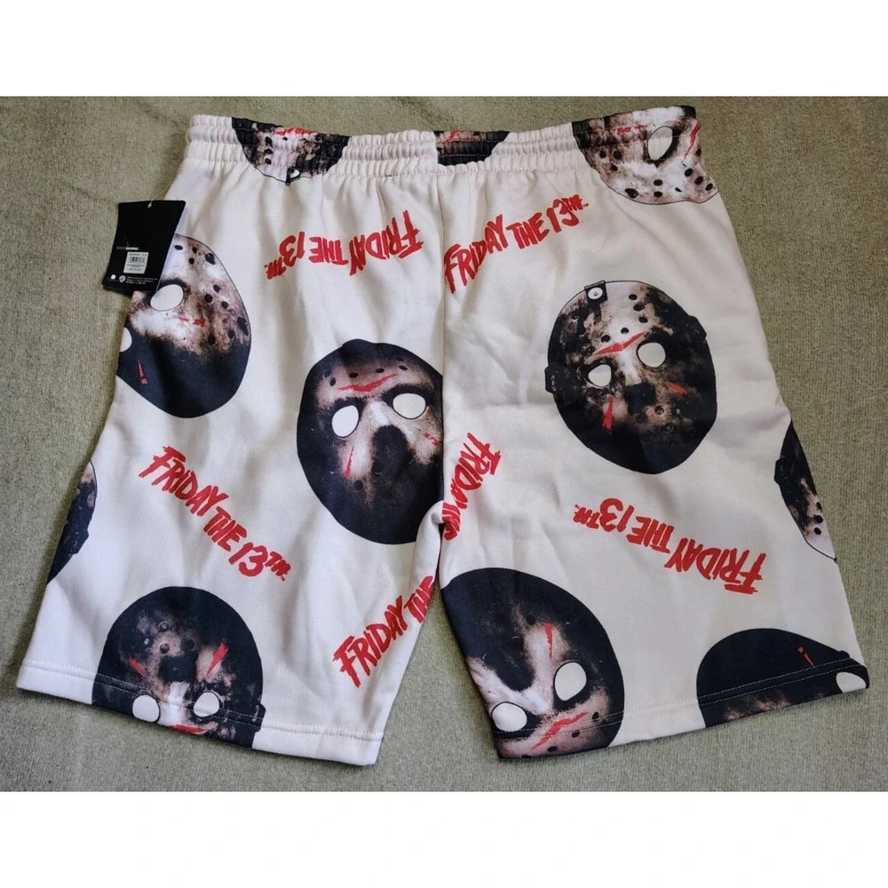 Friday The 13th All Over Print Jason Voorhees Shorts Size XL NWT Horror